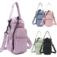 Outdoor Bottle Protective Cover Cell Phone Storage Bag Small Messenger Bag Travel Pocket Bag for Water Cup Bottle Accessories