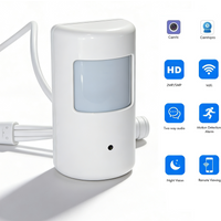 Camhi Mini WiFi IP Camera PIR Style Wireless Home Security Monitor 940nm IR Night Vision 2-Way Audio Surveillance TF Card Solt