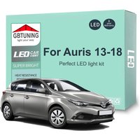 11Pcs Canbus LED Interior Light Bulb Kit For Toyota Auris E18 2013 2014 2015 2016 2017 2018 Car Indoor Reading Dome Trunk Lamp