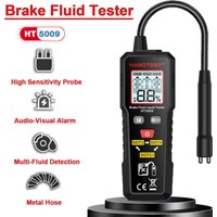HT5009 Digital Brake Fluid Tester Flexible Probe Auto Car Brake Oil Moisture for Detector DOT3/DOT4/DOT5.1 Brake Oil Tester