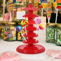 Multi-Layer Candy Display Rack Stable PP Material Lollipop Holder Cake Pops Stand Desktop Display Lollipop Stand