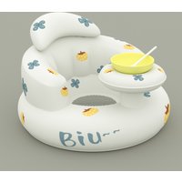 Inflatable Seat for Babies 6-36 Months Built in Air Pump Infant Back Support Sofa Chair for Sitting Up Toddler Floor Seater