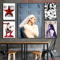 New flamenco Singer R-Rosalia Music Lux 2 Poster Art painting with prints Home bedroom living room decoration gift