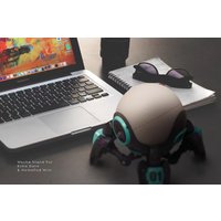 Robot-Shaped Desktop Stand for HomePod Mini & Echo Dot 4th/5th Gen, Cute Space-Saving Holder, Exquisite Workmanship, Gift for