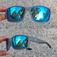 CR7 Polarized UV400 Fishing Sunglasses Anti Glare Windproof Sports Glasses for Driving Cycling Running Hiking Outdoor Activities