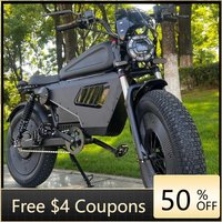 Rs 3000W American version 60V50AH brushed motor 60V heavy duty electric off-road vehicle 20 inches black wide tire sports