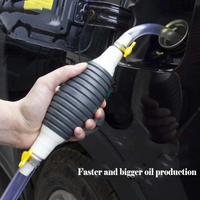 2M Car Emergency Fuel Extractor Universal Siphon Hose Pressurised Manual Self-priming Fuel Pump Car Engine Fuel Accessories