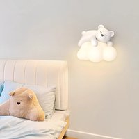 Wall lamp, bedside lamp, bedroom staircase lamp, background wall lamp, hanging lamp, boy cloud, little bear, children's roomlamp