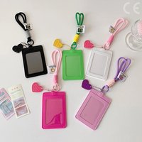 Kpop Photocard Holder Credit ID Card Protective Case Photo Display Holder Bag Pendant Keychain