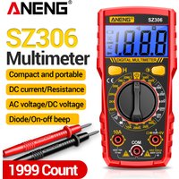 Smart Multimeter Digital ANENG SZ306 Professional AC/DC Voltage Meter DC Current Resistance Diode 20M Ohm Multimetro Tester Tool