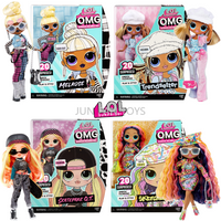 Original LOL Surprise OMG Core Series 5 Fashion Doll Trendsetter Melrose Sketches Skatepark Q.T Fierce Accessories Girl Gift Toy