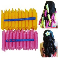 18pcs/set Heatless Non-Damaging Wave Formers Spiral Hair Curler Styling Tool Set Hair Curler DIY Hair Roller Styling Accessories