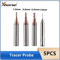 5 Stück Xhorse 1,0 mm/ 1,5 mm/ 2,0 mm/ 2,5 mm Tracer-Sonde für Xhorse Condor MINI, XC-007, XC-002, Dolphin XP005, XP-005L