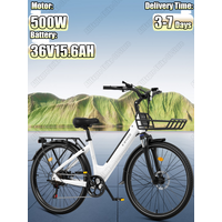 AliExpress NONE E-BYCCO V1 E-bike Adult 500W Brushless Motor 36V15.6AH Lithium Battery Electric Bicycle Aluminum Alloy 28inch Tire Electric Bike
