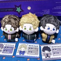Anime 10cm Supernatural Join The Hunt Plush Pendant Cute Castiel Dean Sam Stuffed Doll Keychain With Birth Card For Fans Gifts
