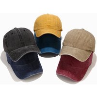 2022 New Spring Summer Cap Washed Cotton Baseball Cap Men Women Casual Adjustable Outdoor Trucker Hat Snapback Casquette