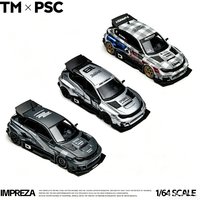 1/64 TM PSC Widebody Subaru Impreza Raider Diecast Vehicle, Highly Detailed Tuned Race Car Replica with Custom Livery