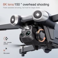 NEW V600 Drone Mini 4 pro max 8K Aerial Professional Dual HD Cameras Optical Flow Positioning Avoidance WIFI UAV GPS Quadcopter