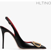 HLTINO Fahion Slingback Black Comfortable Women Summer Shoes Very High Heel Sandals 2025 Trend for Wedding Party Dress