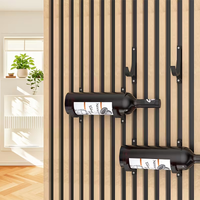 4PC The suspended wine rack with sound insulation board is easy to install and suitable for sound insulation board/home storage