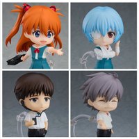 Nendoroid EVA Movie Version Asuka Langley Rei Ayanami Shinji Ikari Kaworu Nagisa Articulated Anime Collectible Action Figures