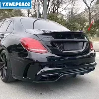 Carlson Style ABS Rear Trunk Lip Spoiler Wing For Mercedes W205 2015-2019 C200 C250 C300 C350 C400 C450 C220 4Door