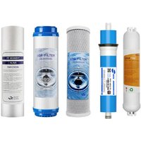 10-inch universal PP cotton Udf CTO t33 Backosmosis RO membrane water purifier five-stage filter element water quality filter