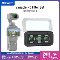 NEEWER Variable ND Filter Set ND2-32 + CPL Neutral Density Circular Polarizing Action Camera Lens Accessories for DJI Pocket 3