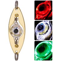 LED Fishing Lure Light Deep Drop Fishing Spoons Underwater Eye Shape Fishing Lure Light Tackle Fishing Equipment Accessories
