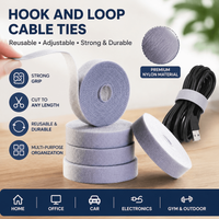 Of Tearable Data Cable Storage Back-to-back Tie Nylon Self-adhesive Hook And Loop Plant Strap Multi-purpose Strap