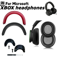 NUNU Replacement Headbeam lock/Headbeam pad/Protein skin ear pads For Microsoft Xbox Series Cushion Headphone repair parts