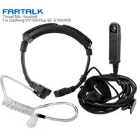 Radio Baofeng UV-9R Plus Talkie-Walkie Air Tube Throat Vibration Headset Headphone for UV-XR A-58 GT-3WP Walkie Talkie Earpiece