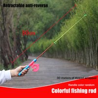 Retractable Ice Fishing Rods Winter Spinning Ice Fishing Pen Pole Children Ice Fishing Rod Ice Winter Fishing