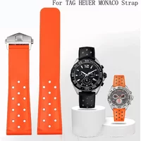 Watchband For TAG HEUER F1 Racing Car, CARRERA And Diving Series, High Quality Silicone Rubber Watch Strap Men 22mm