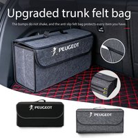 For Peugeot Car Trunk Storage Bag Large Capacity Tidying Cars Bins GT Line 208 301 308 408 508 607 2008 3008 4008 5008