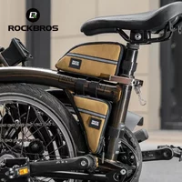 ROCKBROS Portable Bicycle Bags for Folding Bike Brompton Nylon Triangle Tube Bag Travel Casual Commute Tools Bag Bike Accessory