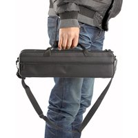 Étui de calcul de flûte noire, accessoires de vent, grill Oxford étanche, grand sac avec sangle, rangement d'outils de musique