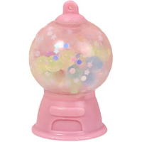 2024 Kawaii Decoration Gacha Machine Colored Beads Pinch Wet Squish Toy Gift Vent for Kids Pull Up TPR Soft Rubber Gacha Machine