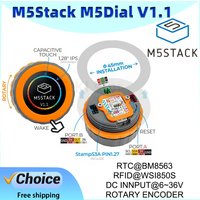 M5Stack M5Dial V1.1 Embedded development Board Stamp-S3A & 1.28" Round Touch Screen for IoT and Smart Home Control