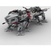 729 Parts Sci Fi Multi-Leg Combat Transport Walker MOC Mecha Vehicle Building Blocks Model DIY Assembly Toy For Birthday Gifts