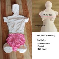 90cm Light Pink Flannel Doll Covers Simulated Mannequin Men's Hug Pillow Cloth Cover Fabric Soft Comfortable And Durable