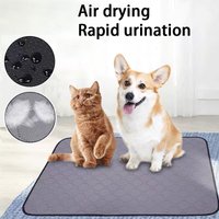 Tapis d'urine absorbant pour chien, couverture réutilisable, lavable, coussin d'entraînement pour chiot et chat, antidérapant, facile à sécher, lit pour chien et chat
