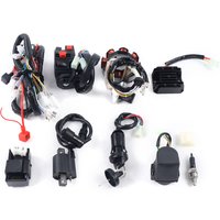 Wire Harness Kit, Complete Electric Wiring Harness, Wire Harness For ATV QUAD 125-250CC For Almost all Chinese 4-stroke Automatics used in the electrical device of a motorbike or beach bike to control