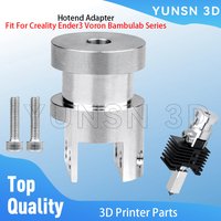 Fit For Creality Ender3 Voron Bambulab Hotend Adapter To V6 Upgraded Hotend Mount Aluminum CNC Kit 3D Printer Parts