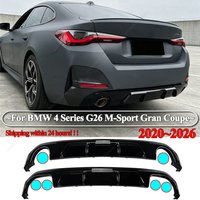 Diffuseur de pare-chocs arrière, spoiler et séparateur pour BMW Série 4 G26 425i 430i I4 M50 M-Sport Gran Coupé 4 portes 2020-2026, kit carrosserie