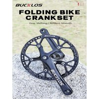 AliExpress BUCKLOS 130BCD Bicycle Crankset Folding Bike Crankset 45T 47T 53T 56T 58T 130 BCD BMX Crank Set Folding Bike Chainring