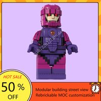 836PCS MOC Puzzle Up Mini fig Scale Sentinel X Men MOC DIY Assembled Aircraft Birthdayal Children Toy Gifts for Kids for Ages