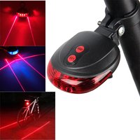 AliExpress NONE 5 LEDs Bike Tail Lamp Night Riding Light Outdoor Cycling Waterproof Safety Warning Taillight Rear Light Riding Flashing Light