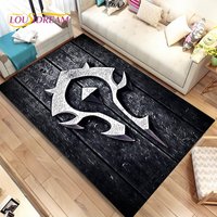 World of Warcraft-Tapis décoratif 3D pour salon et chambre à coucher, zone de jeu, WOW, polymère de sol non ald pour enfants