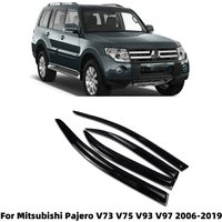 For Mitsubishi Pajero V73 V75 V93 V97 2006-2019 Cars Accessories Window Visors Rain Sun Guard Vent Wind Deflector Moulding Trim